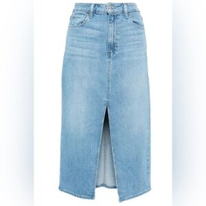 PAIGE Light Blue Denim Skirt
